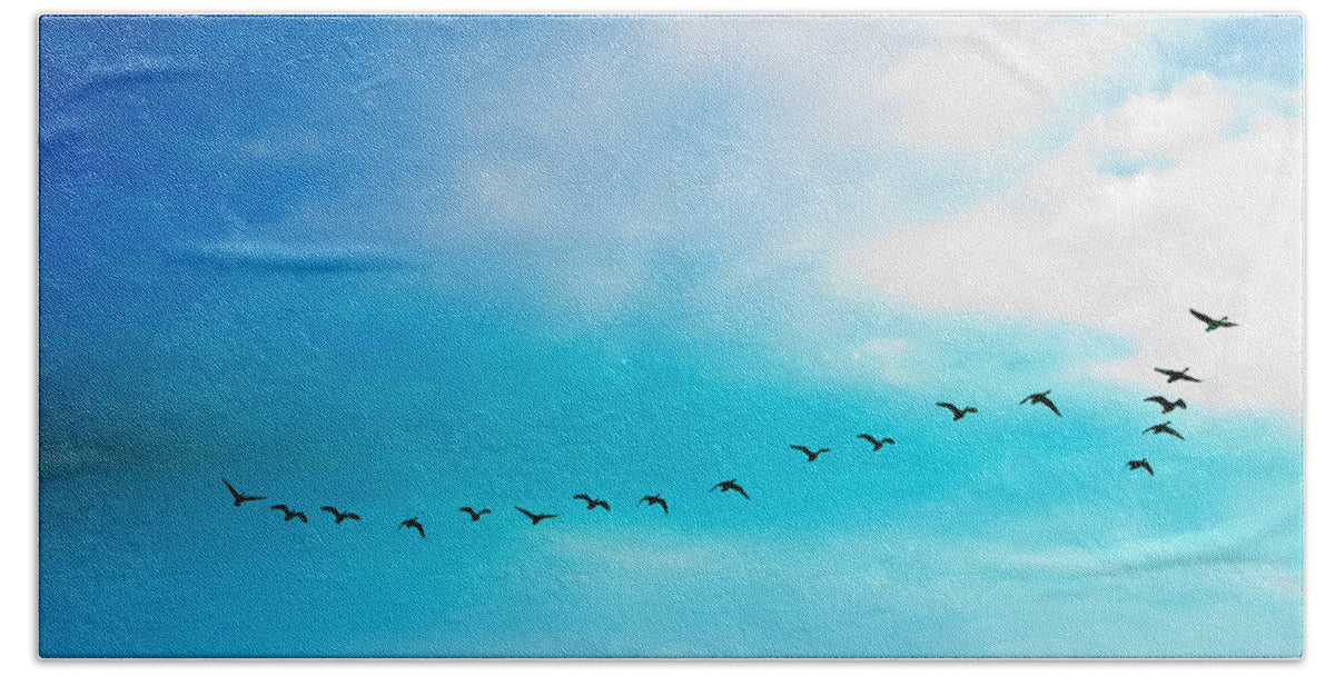 Flying Away - Beach Towel