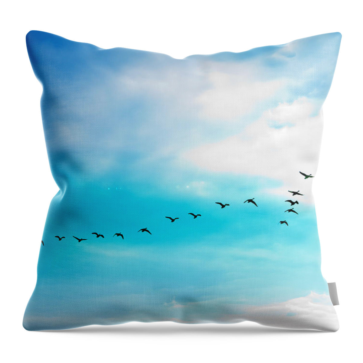 Flying Away - Throw Pillow