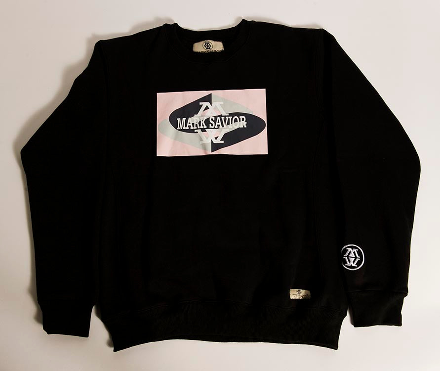 Mark Savior Logo Pink Box Women's Sweatshirt
