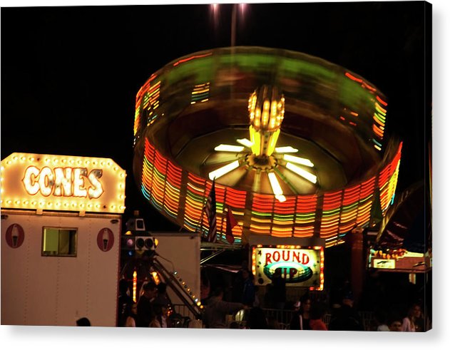 Colorful Round Up Wheel - Acrylic Print