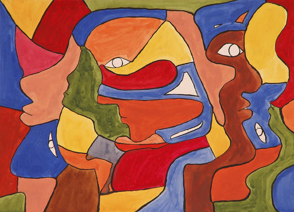 Faces - Art Print