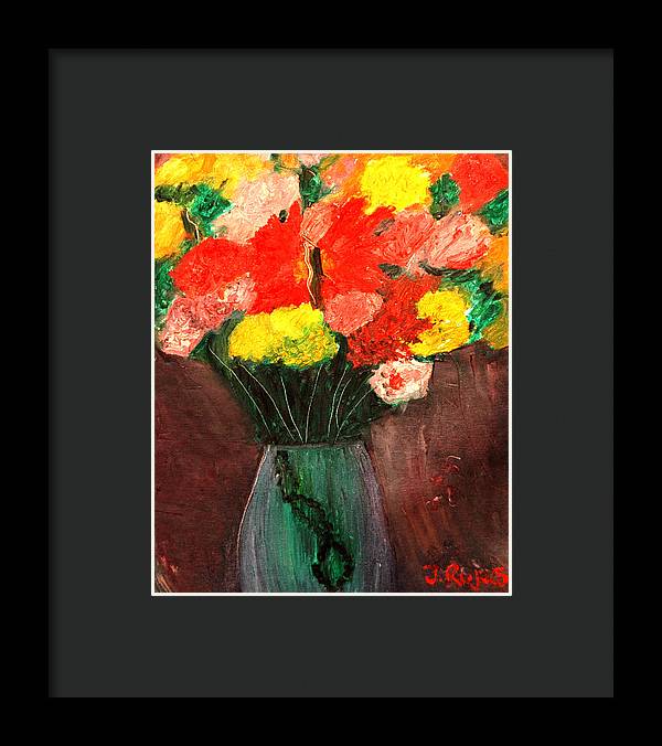 Flowers Still Life - Framed Print