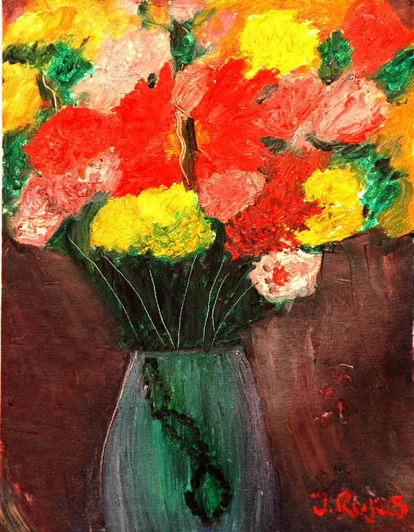 Flowers Still Life - Art Print