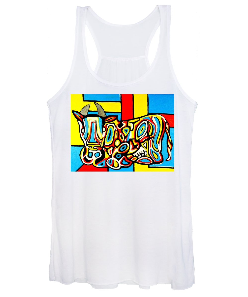 Haring's Cow - Women's Tank Top