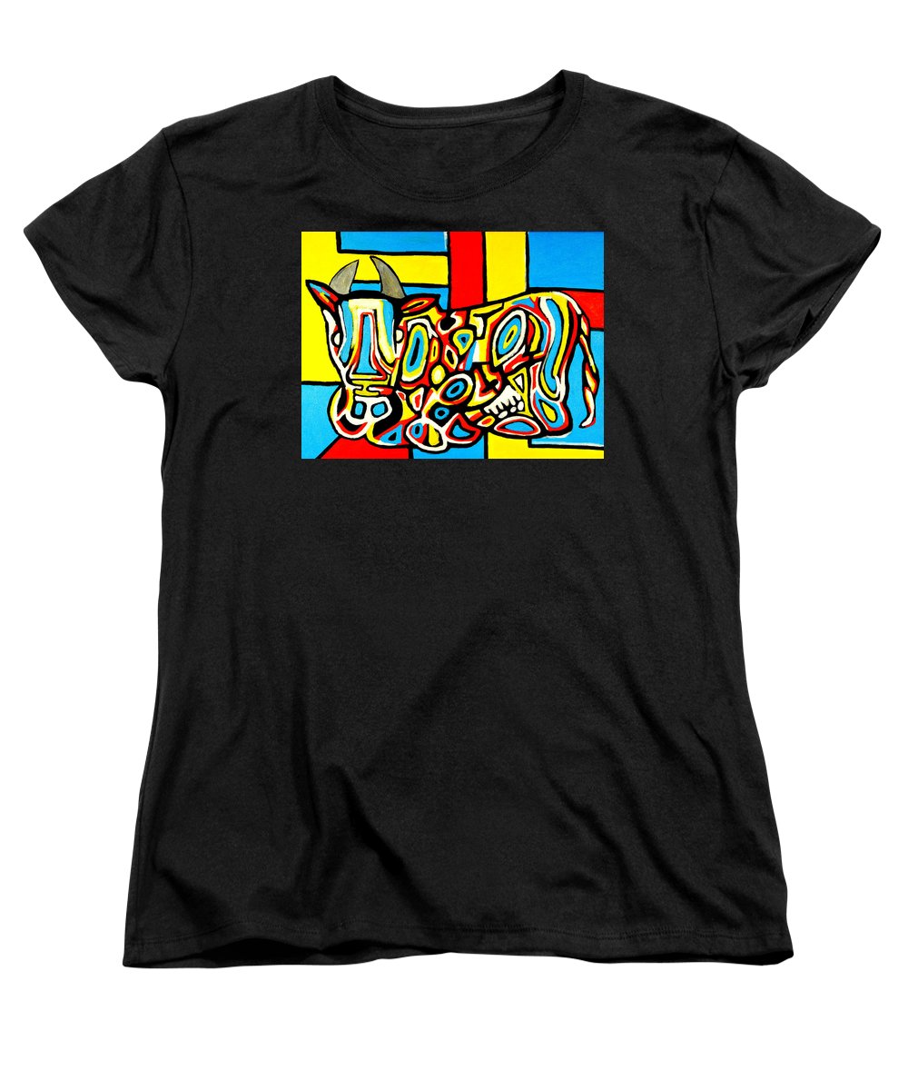 Haring's Cow - Women's T-Shirt (Standard Fit)