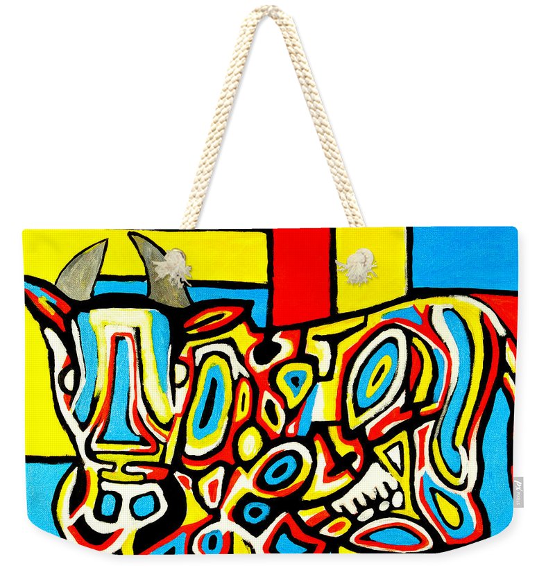 Haring's Cow - Weekender Tote Bag