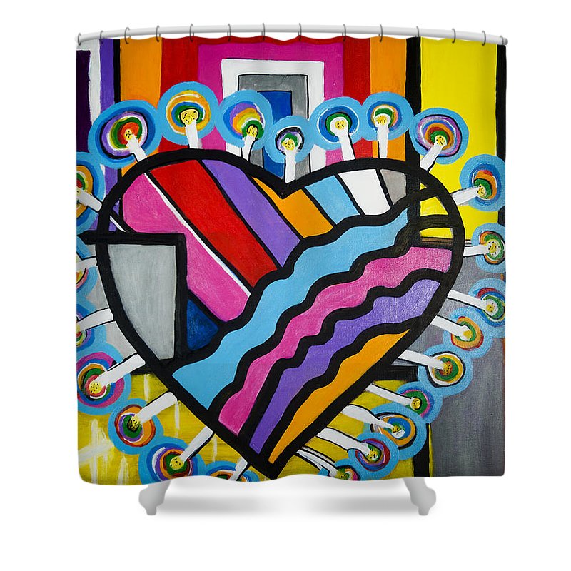 Heart - Shower Curtain