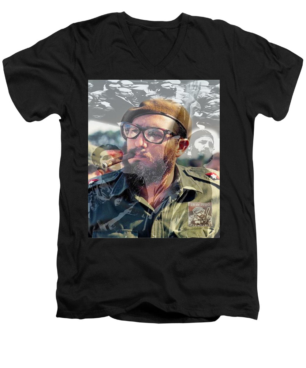 Loved Fidel - Men's V-Neck T-Shirt