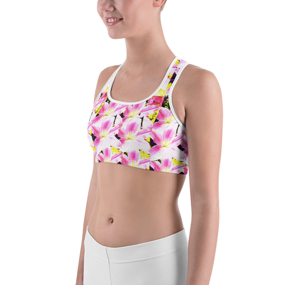 Mark Savior Flower Print Sports bra