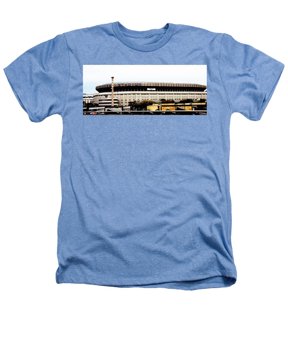 Pixels Old Yankee Stadium - Heathers T-Shirt Navy / Large