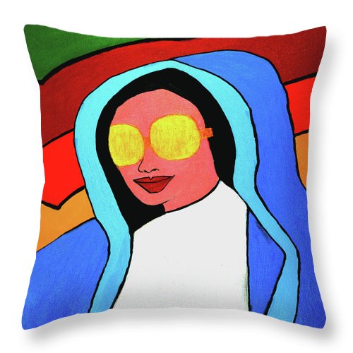 Pop Virgin - Throw Pillow