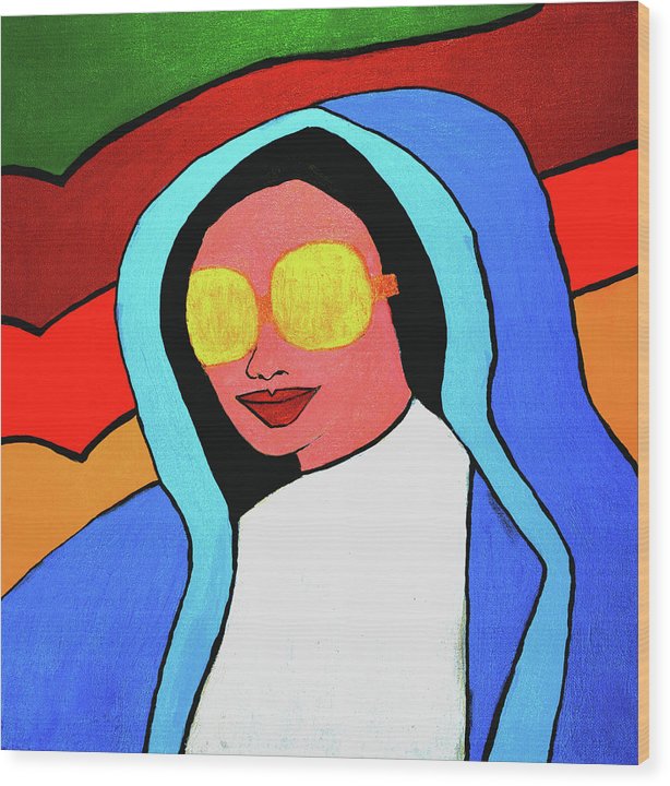 Pop Virgin - Wood Print