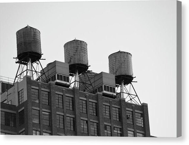 Water Towers - Canvas Print