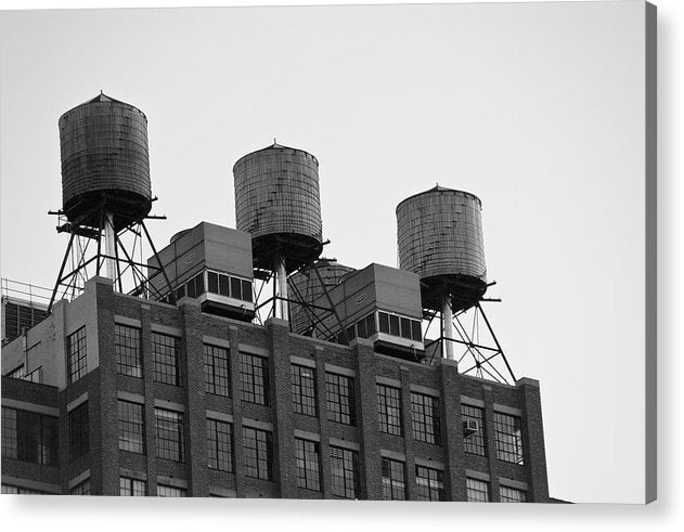 Water Towers - Acrylic Print