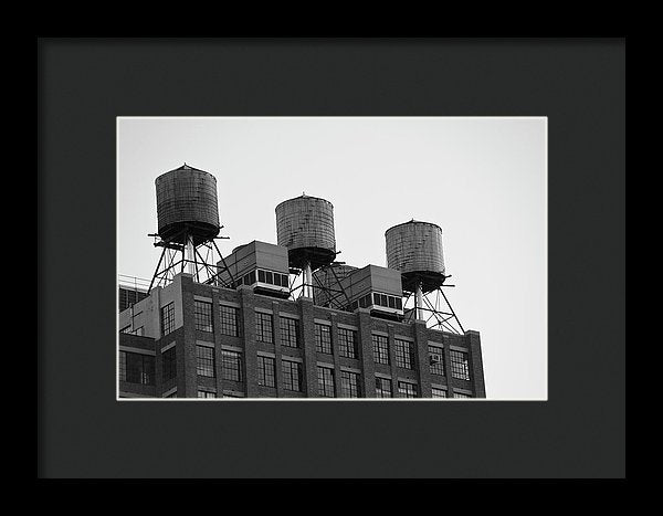 Water Towers - Framed Print