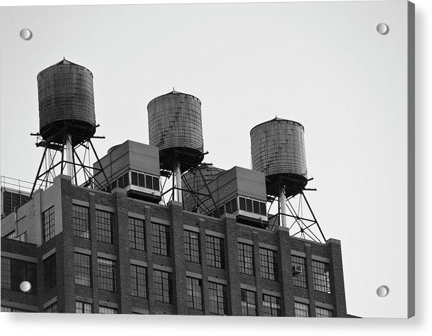 Water Towers - Acrylic Print